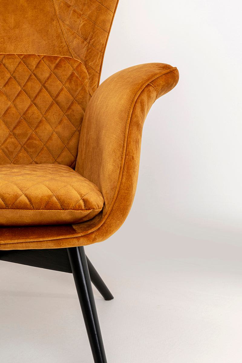 Tudor Velvet Armchair