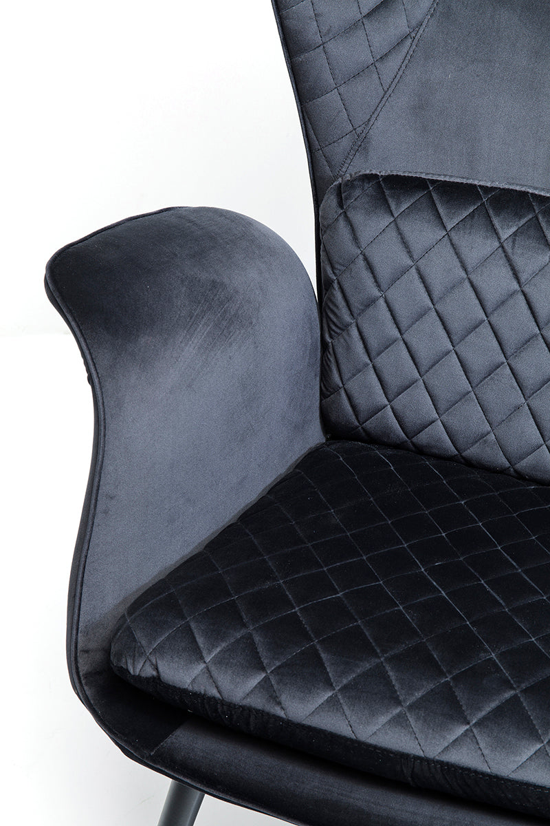 Tudor Velvet Armchair