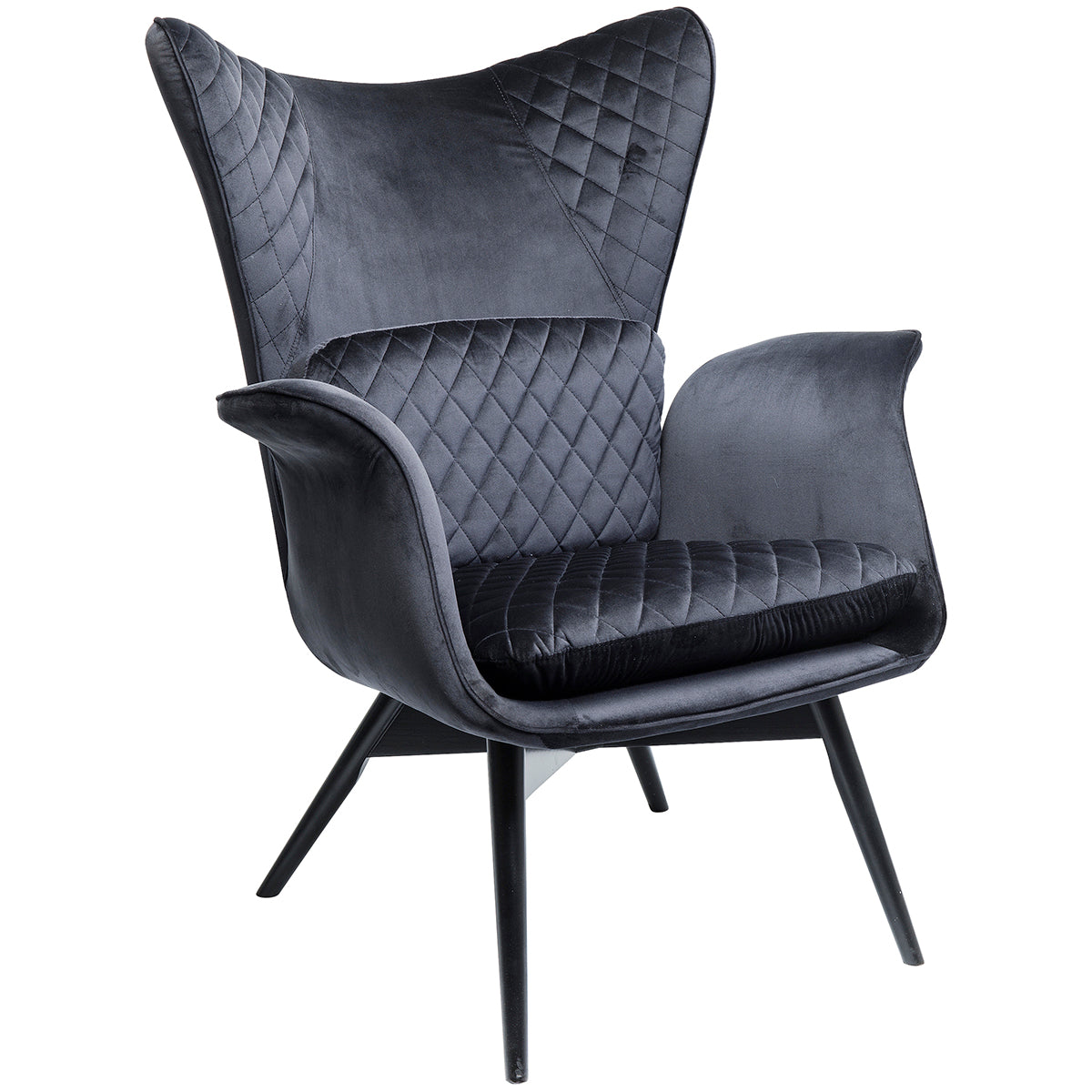 Tudor Velvet Armchair