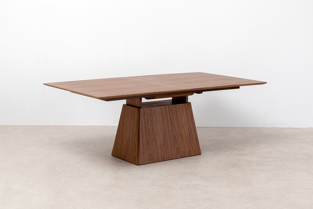 Benvenuto Walnut Rectangular Extendable Table