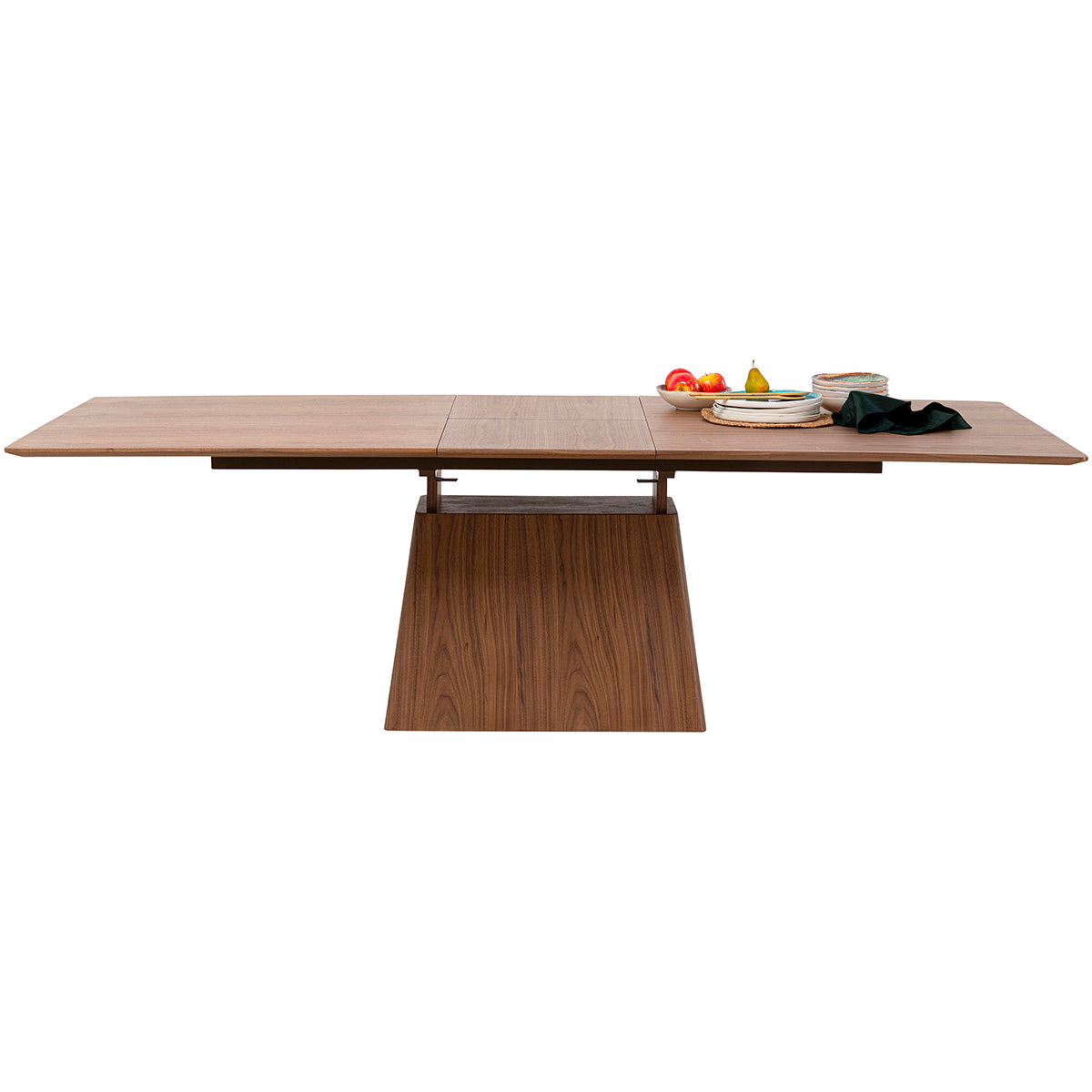 Benvenuto Walnut Rectangular Extendable Table