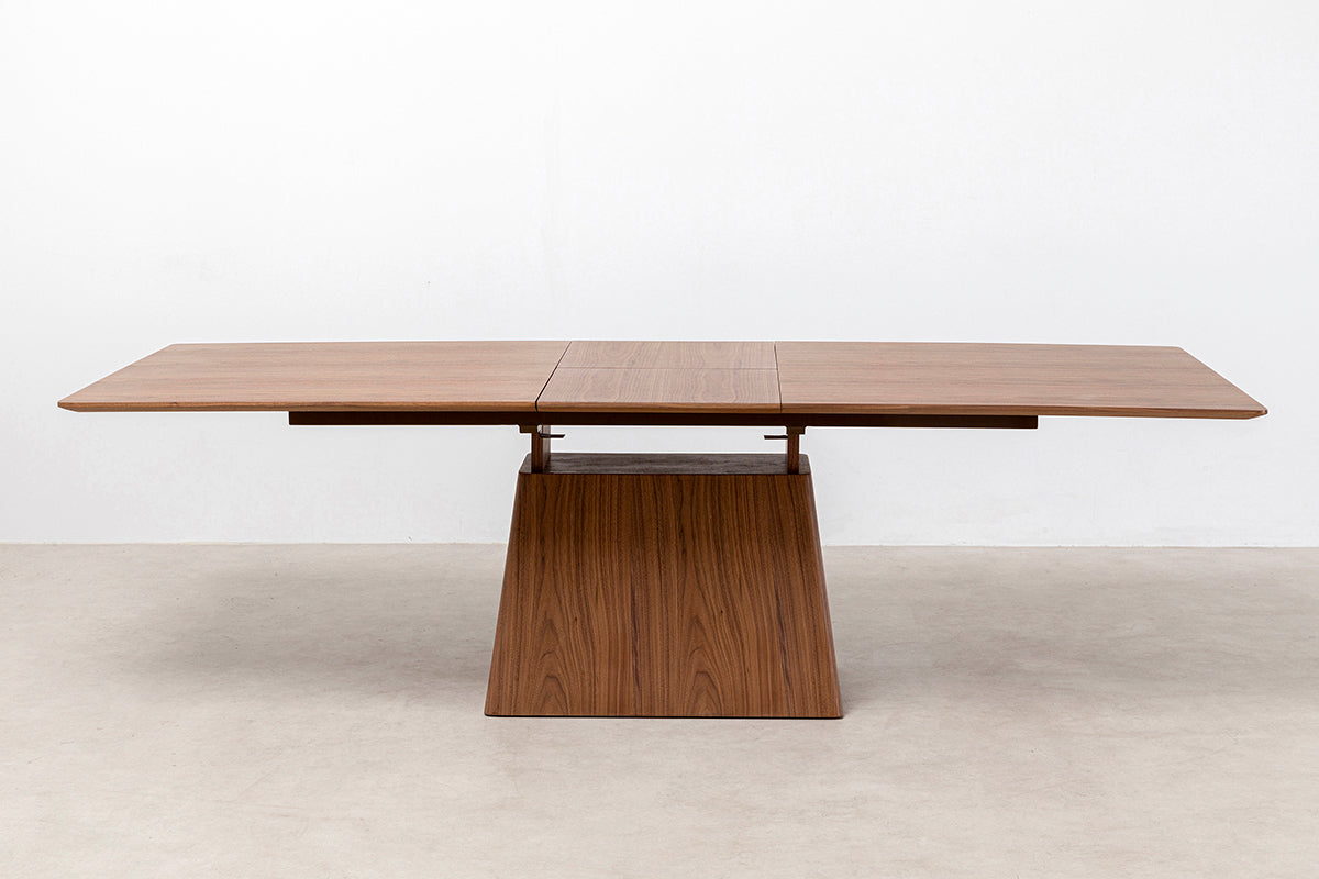 Benvenuto Walnut Rectangular Extendable Table