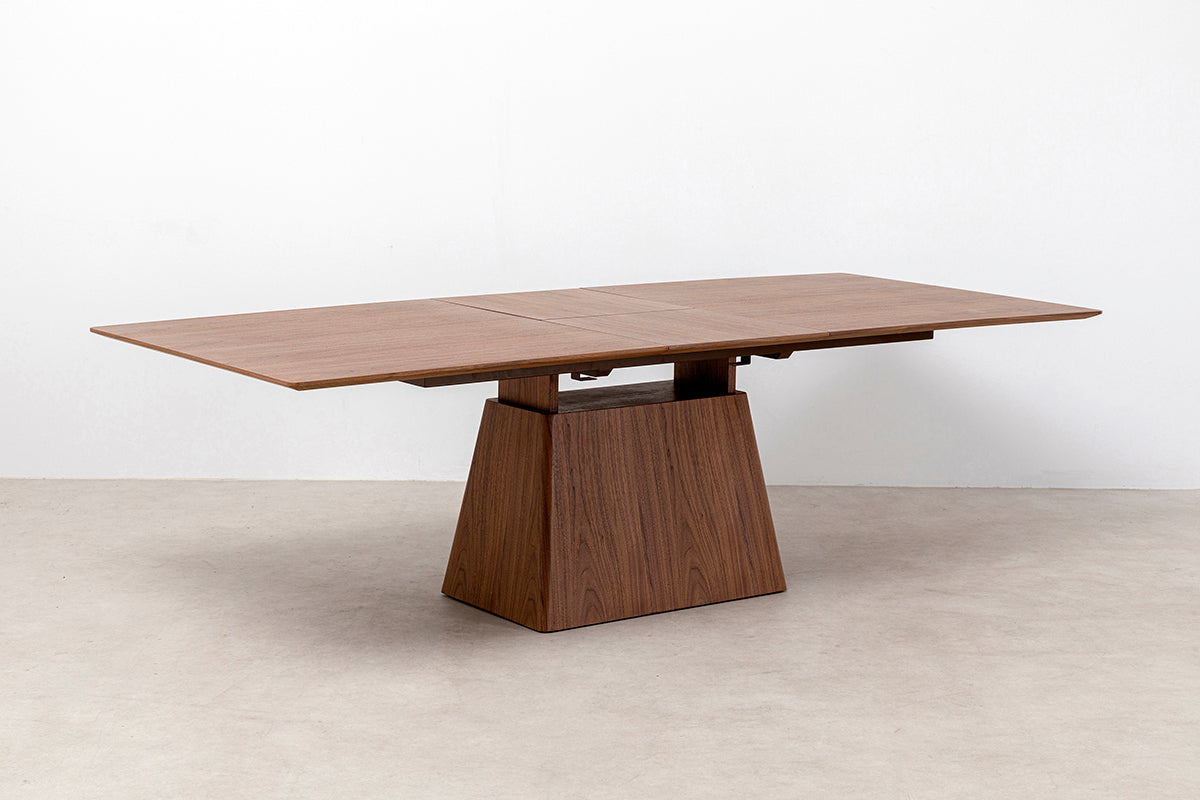 Benvenuto Walnut Rectangular Extendable Table