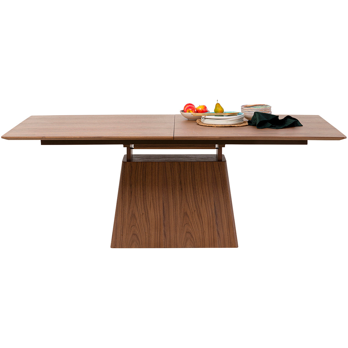 Benvenuto Walnut Rectangular Extendable Table