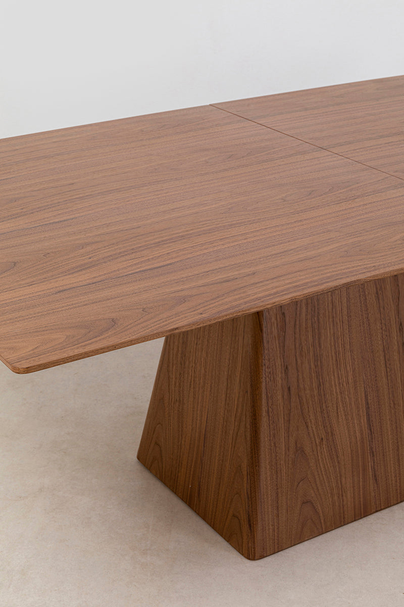 Benvenuto Walnut Rectangular Extendable Table