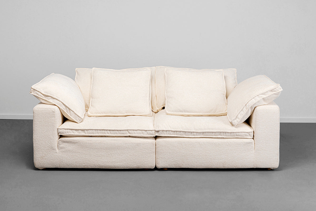 Carole White 3 Seater Sofa
