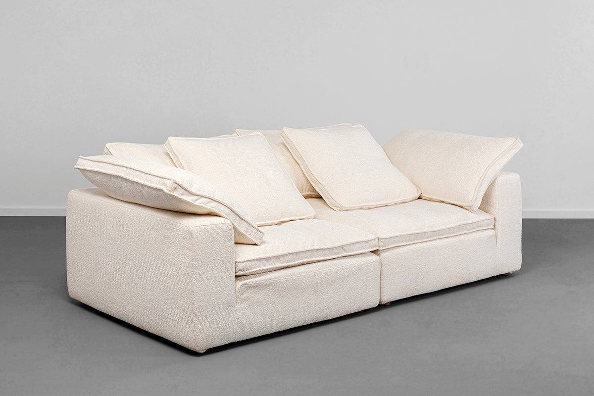 Carole White 3 Seater Sofa
