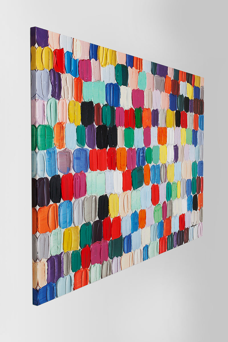 Colorful Dots Touched Picture