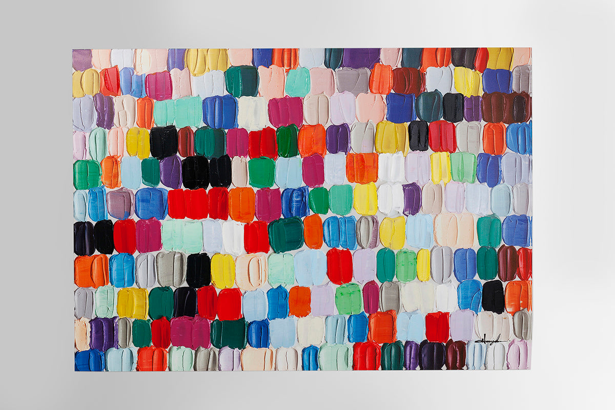 Colorful Dots Touched Picture