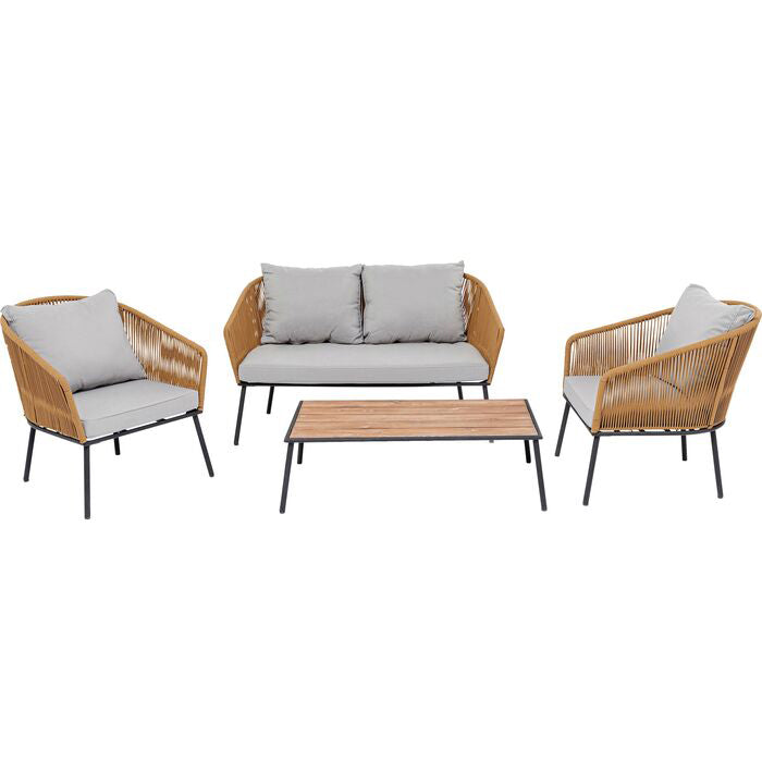 Elba Quattro Natural Sofa Set