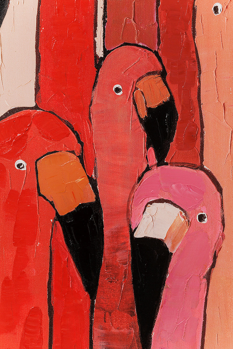 Flamingo Meeting Picture Touched