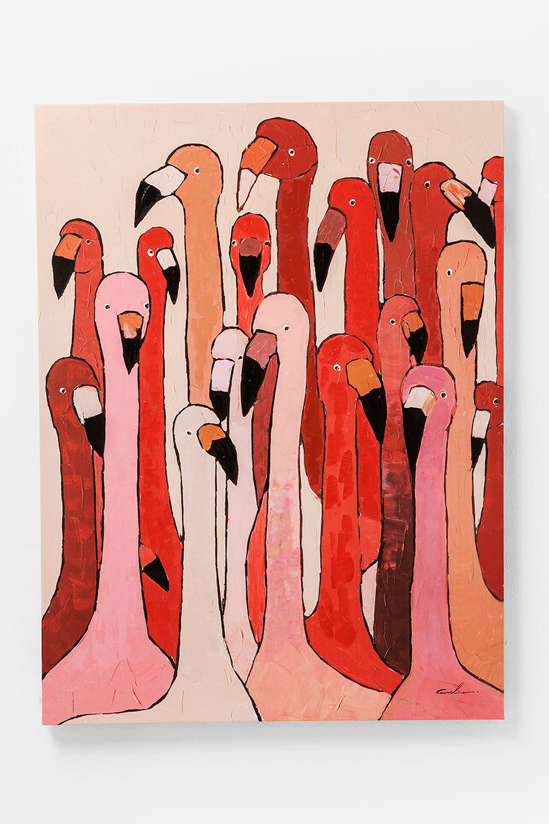 Flamingo Meeting Picture Touched