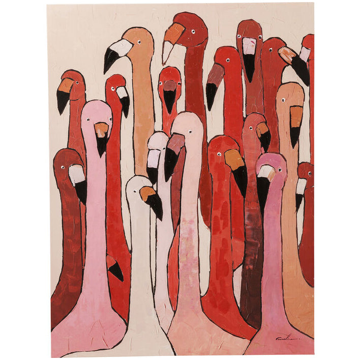 Flamingo Meeting Picture Touched