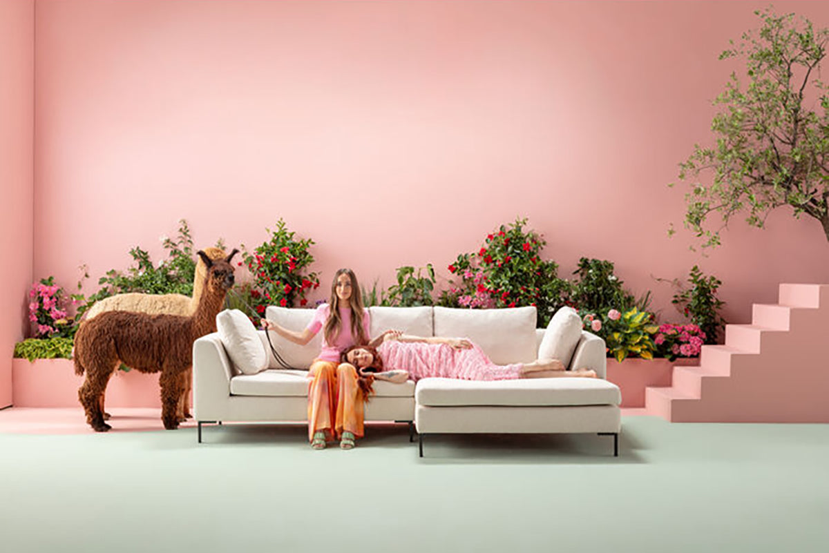 Gianni Cream Corner Sofa