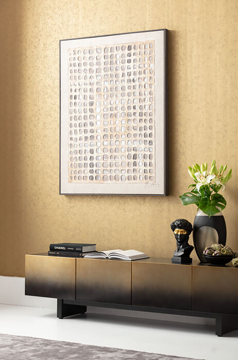 Glitter Curtains Framed Picture