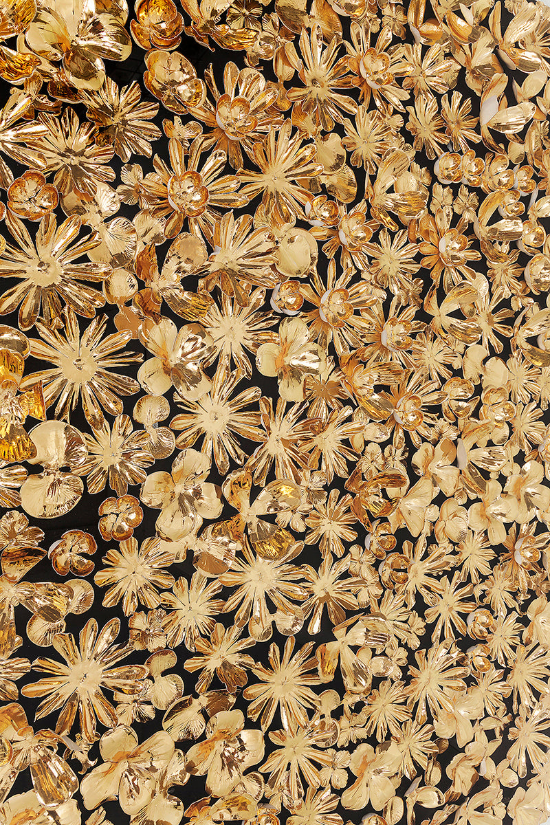 Gold Flower Deco Frame