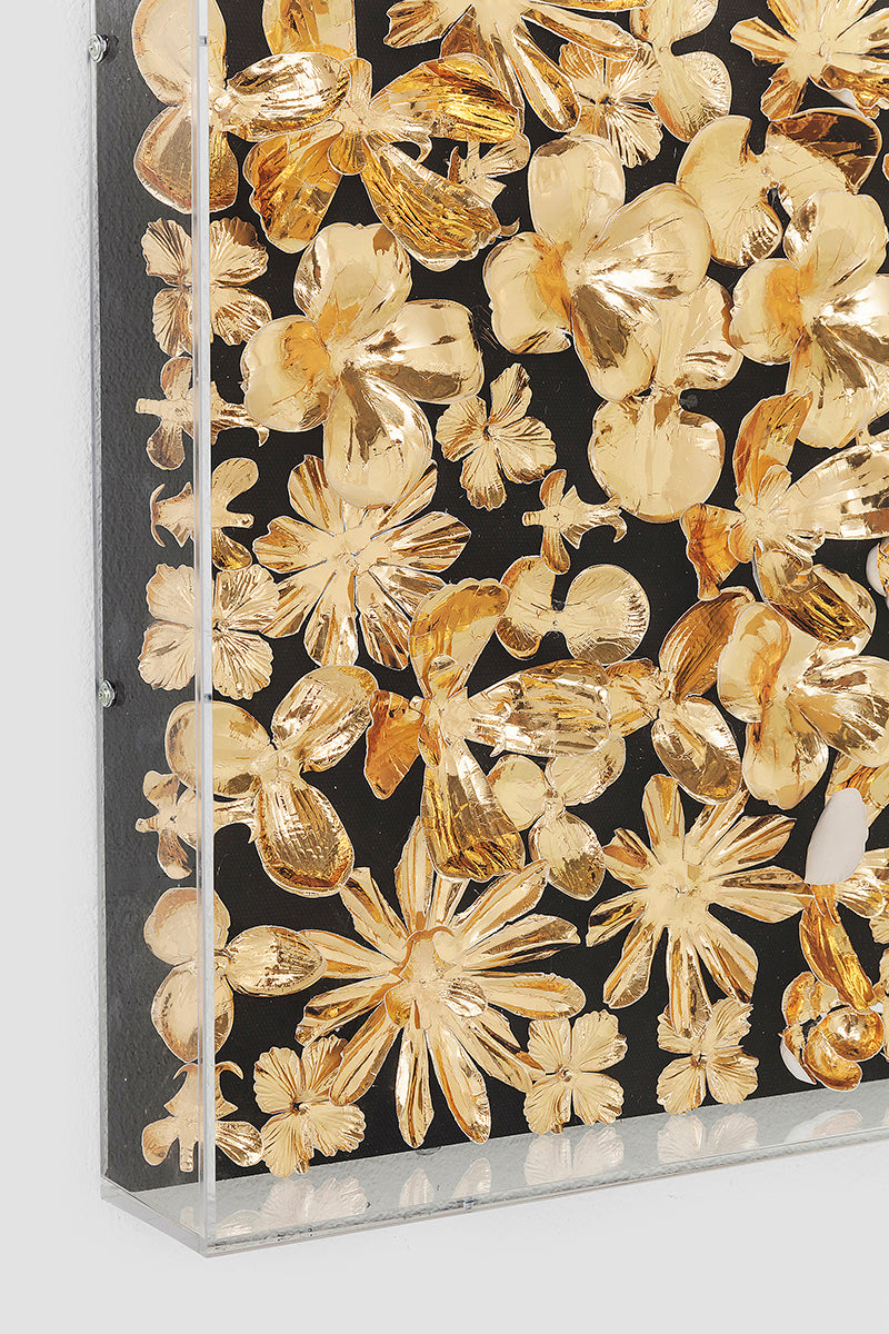 Gold Flower Deco Frame