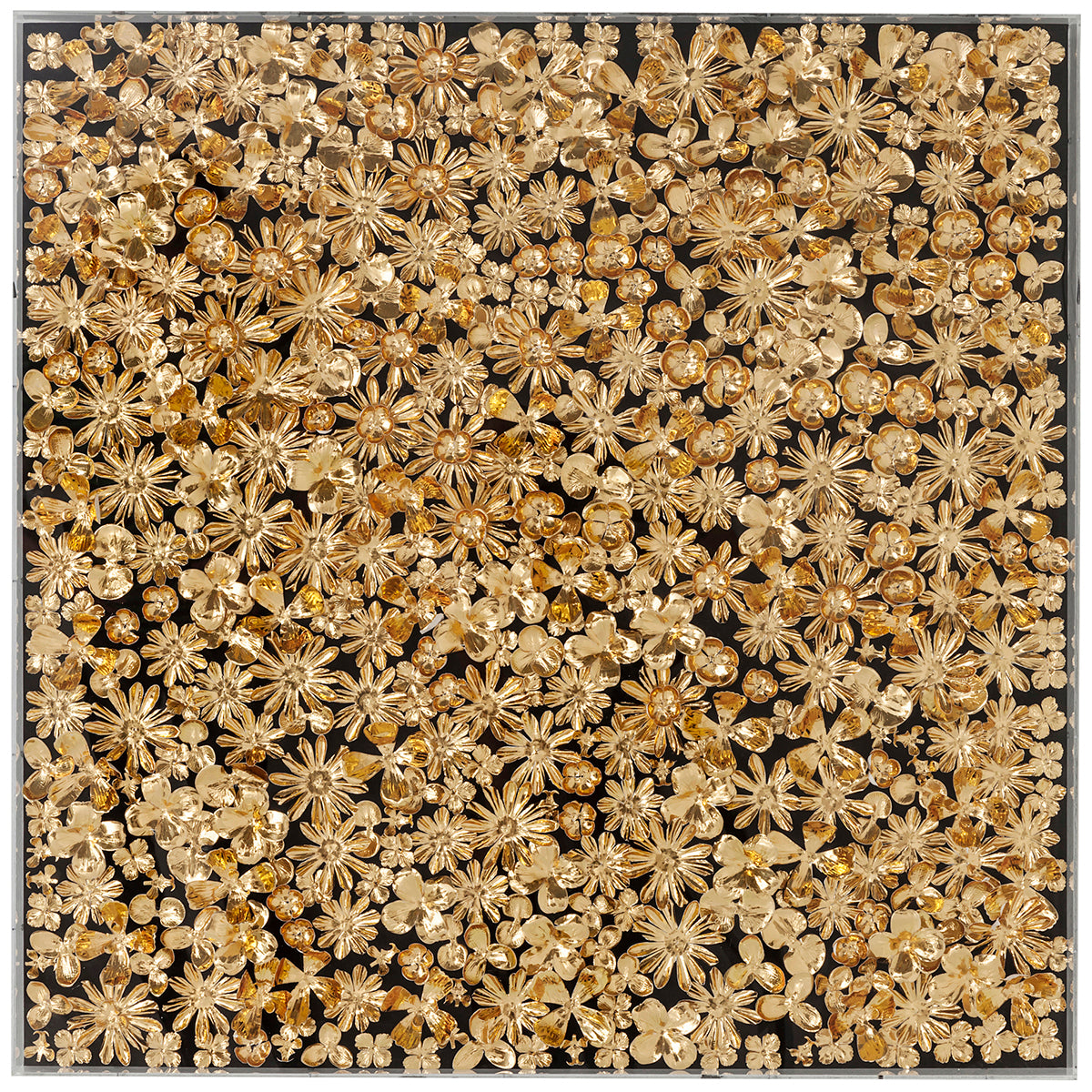 Gold Flower Deco Frame