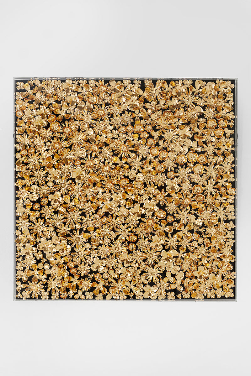 Gold Flower Deco Frame
