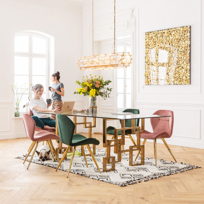 Gold Flower Deco Frame