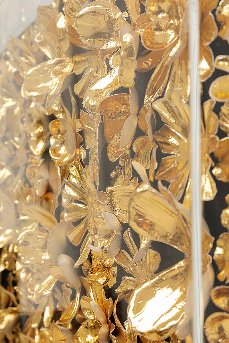 Gold Flower Deco Frame