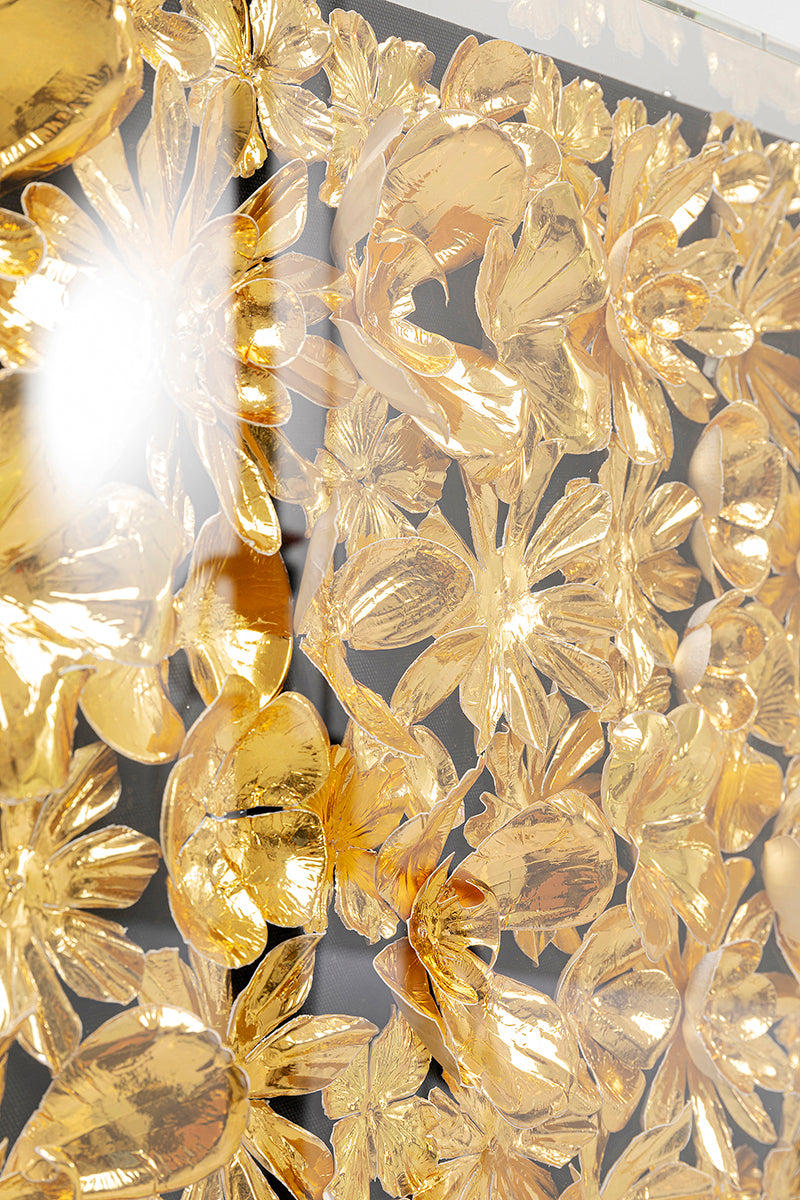 Gold Flower Deco Frame