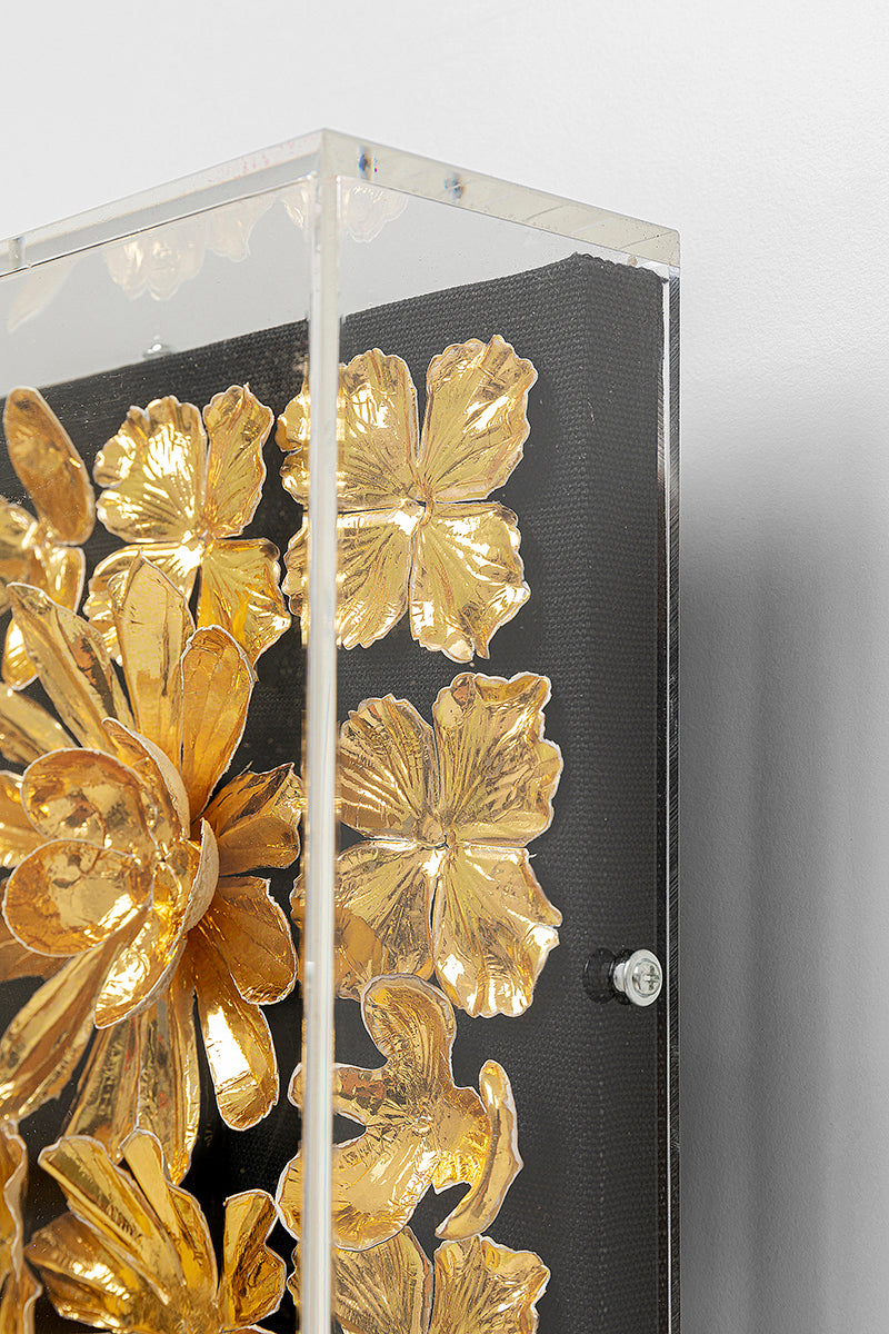 Gold Flower Deco Frame