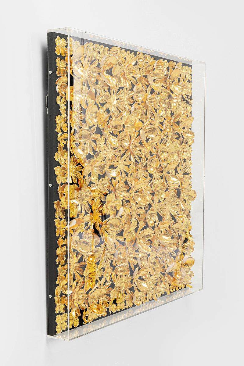 Gold Flower Deco Frame