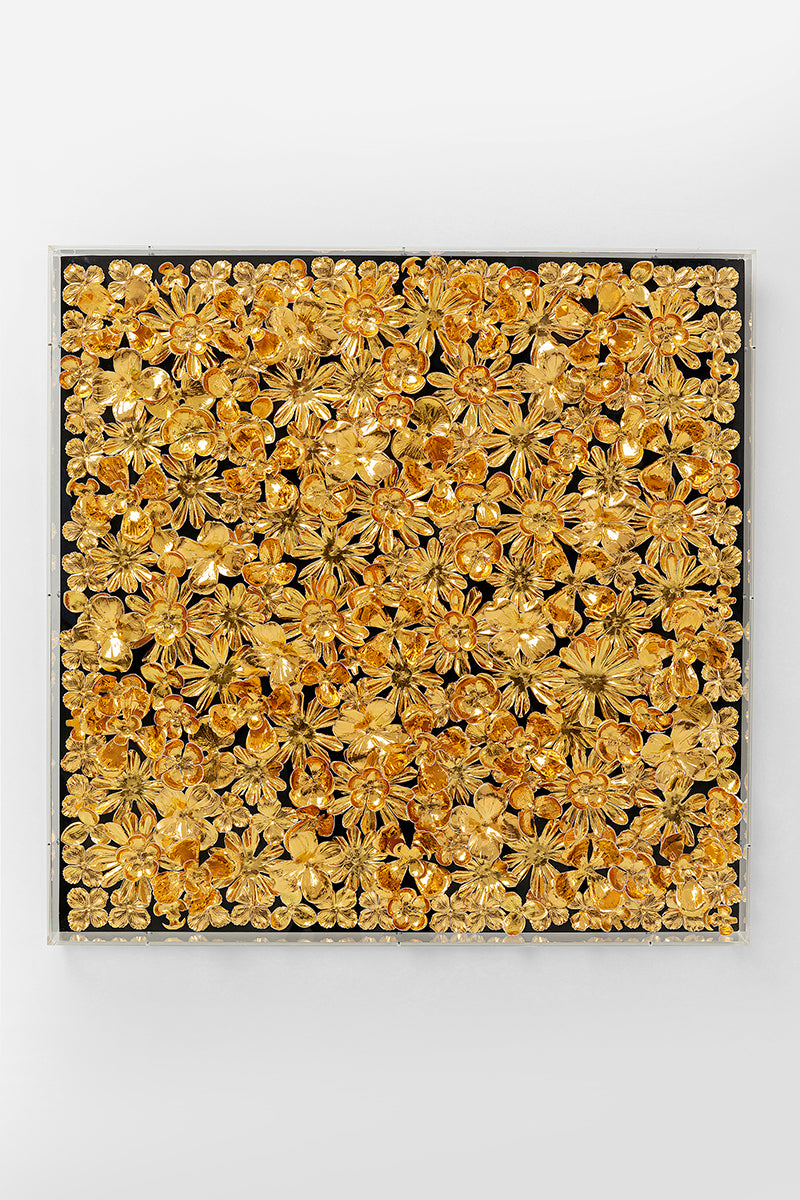 Gold Flower Deco Frame