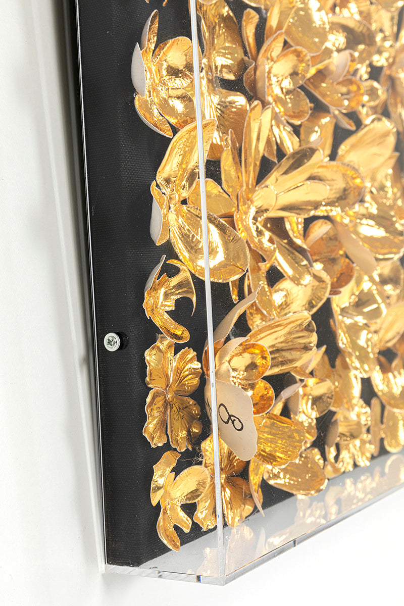 Gold Flower Deco Frame