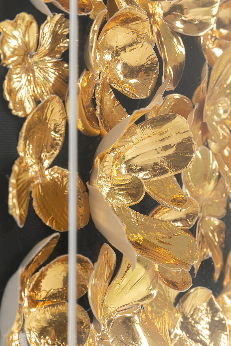 Gold Flower Deco Frame
