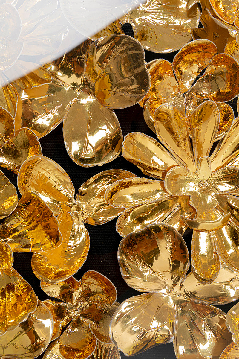 Gold Flower Deco Frame