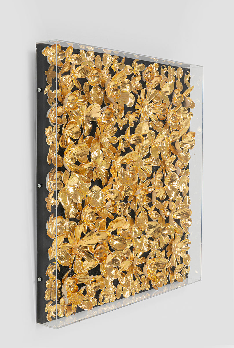 Gold Flower Deco Frame