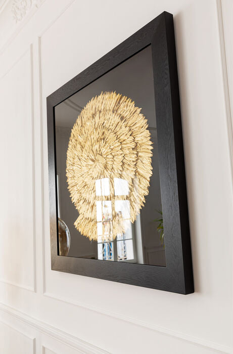 Golden Snail Deco Frame