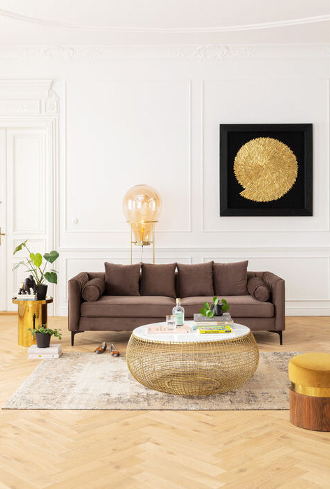 Golden Snail Deco Frame