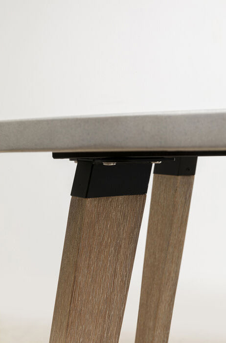 Mahalo Acacia Wood/Concrete Table