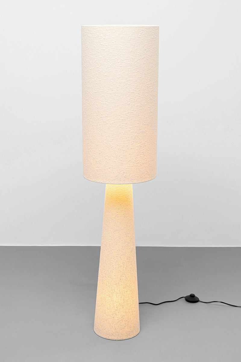 Marleen Beige Boucle Floor Lamp