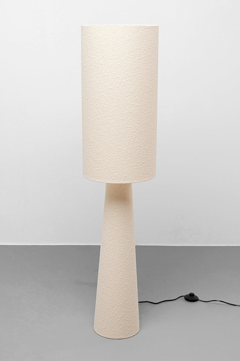 Marleen Beige Boucle Floor Lamp