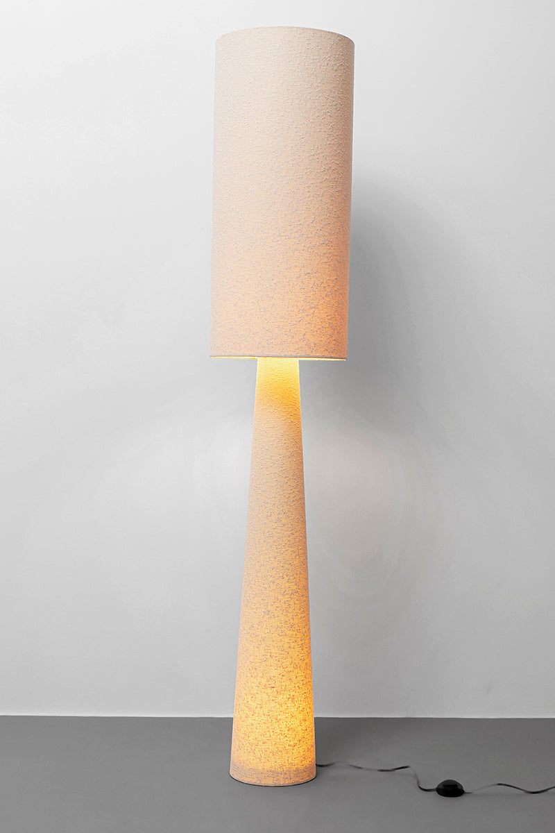 Marleen Beige Boucle Floor Lamp