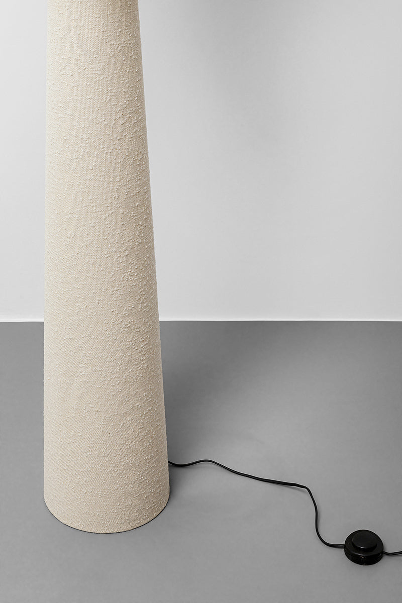 Marleen Beige Boucle Floor Lamp