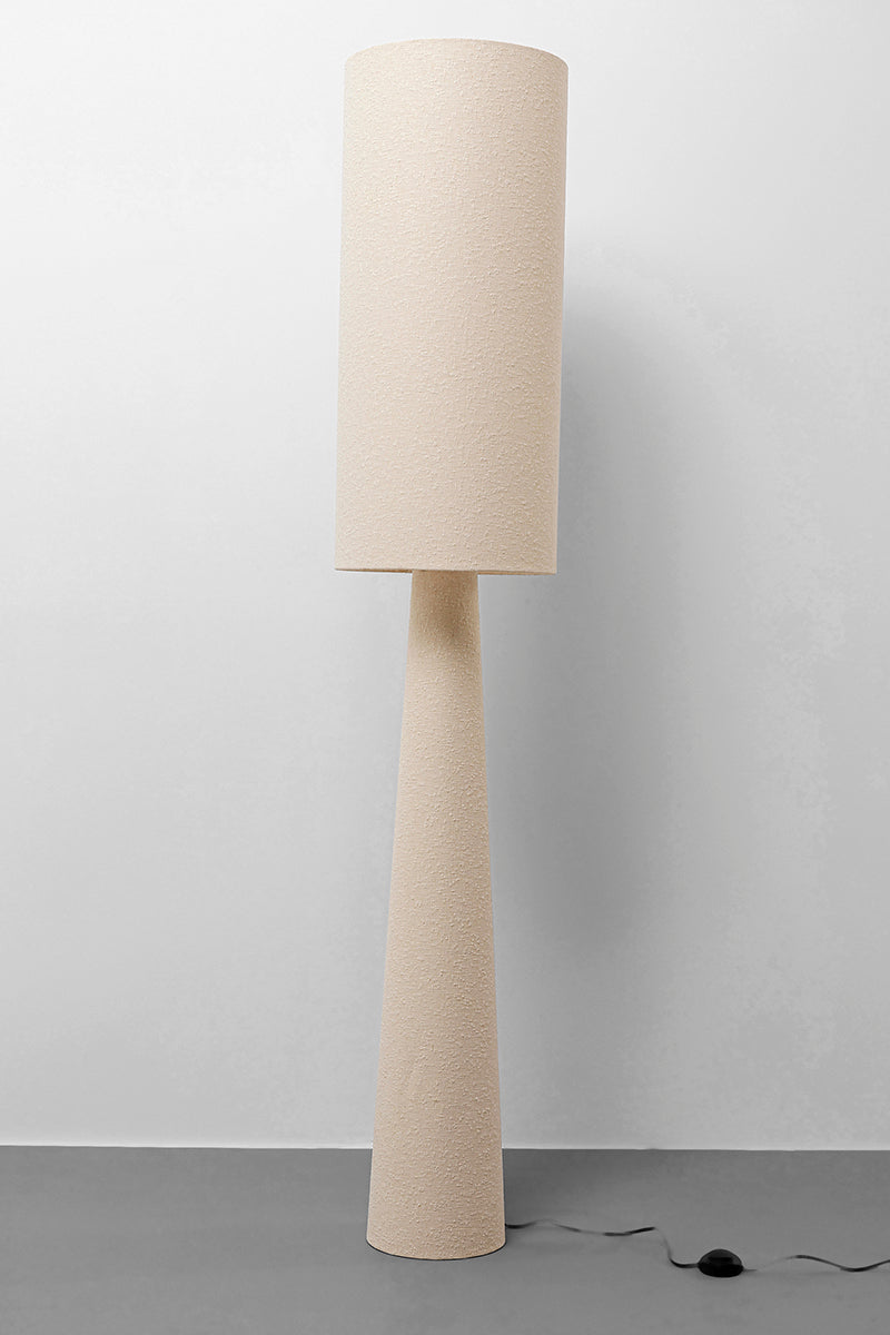 Marleen Beige Boucle Floor Lamp