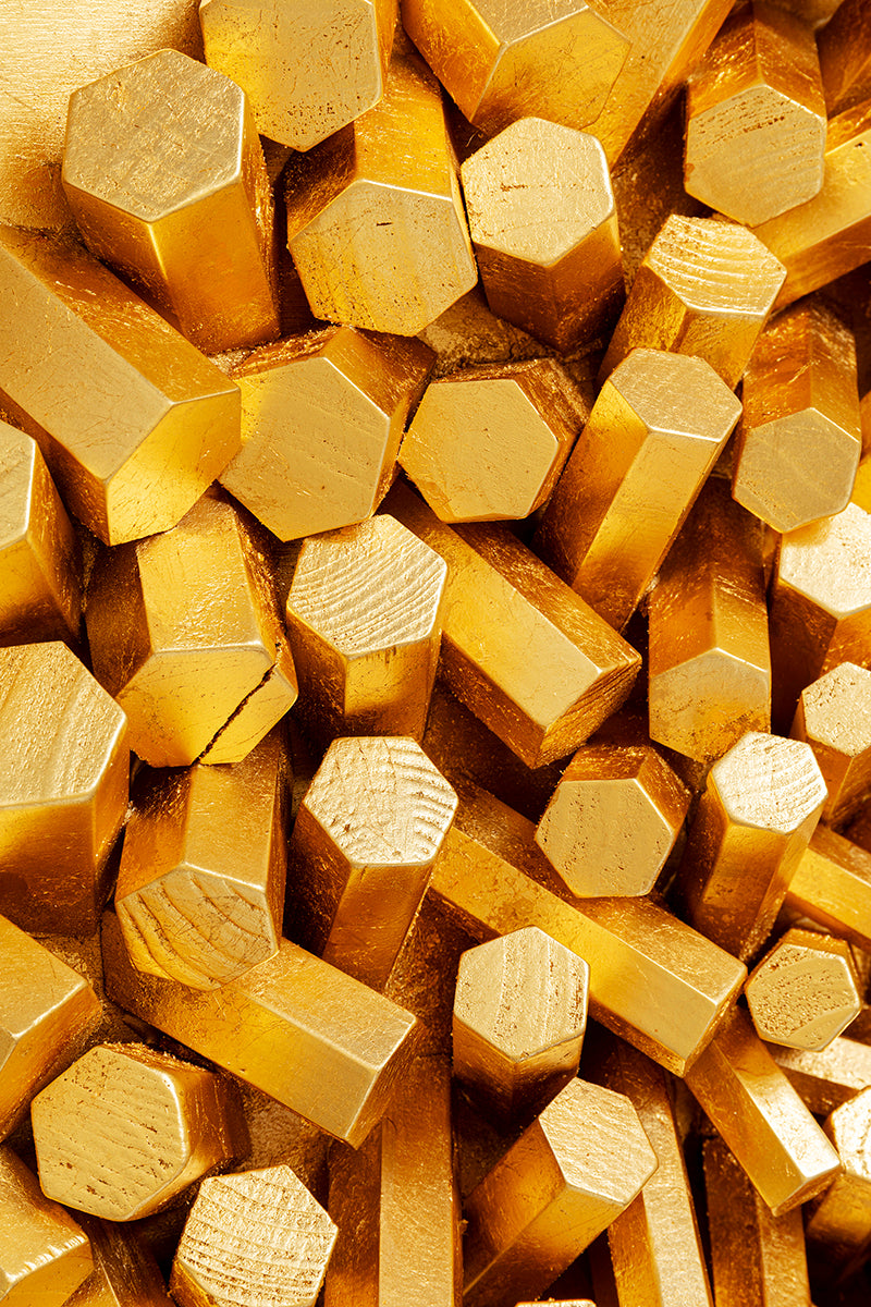 Mikado Gold Wall Object