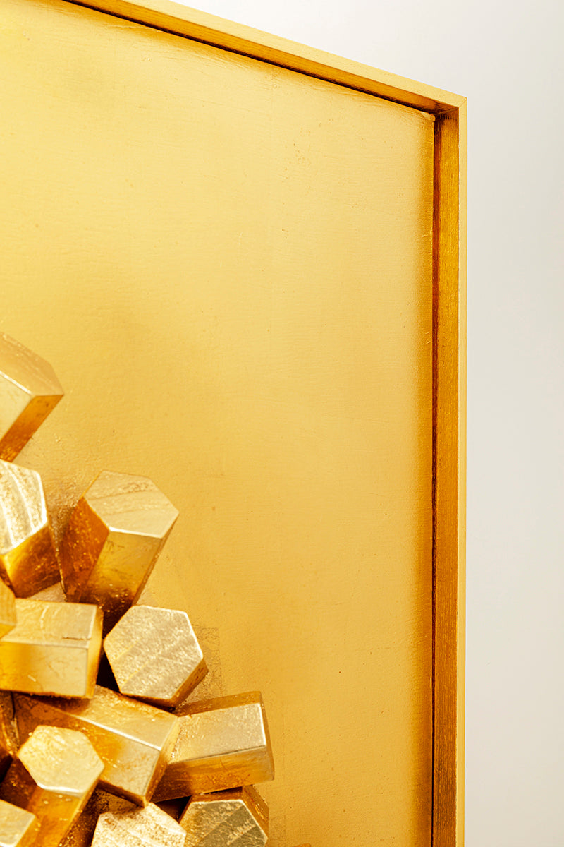 Mikado Gold Wall Object