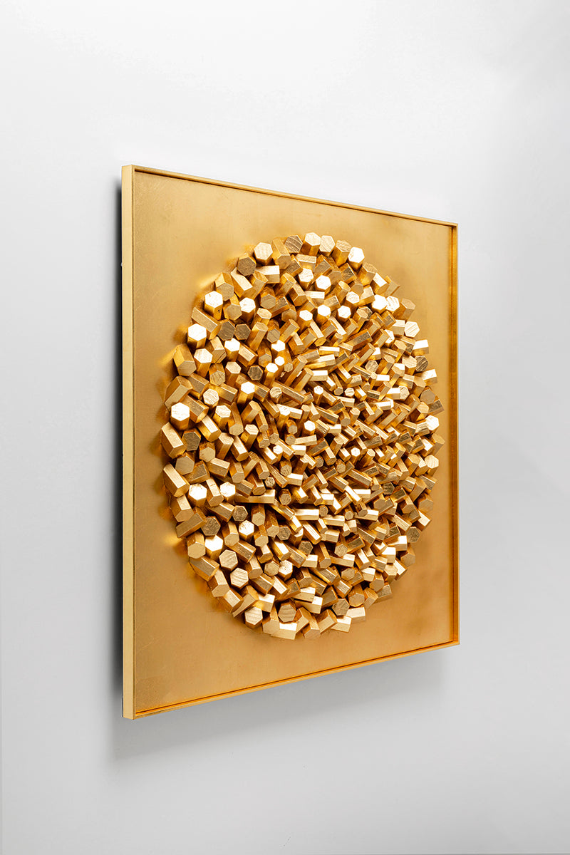 Mikado Gold Wall Object