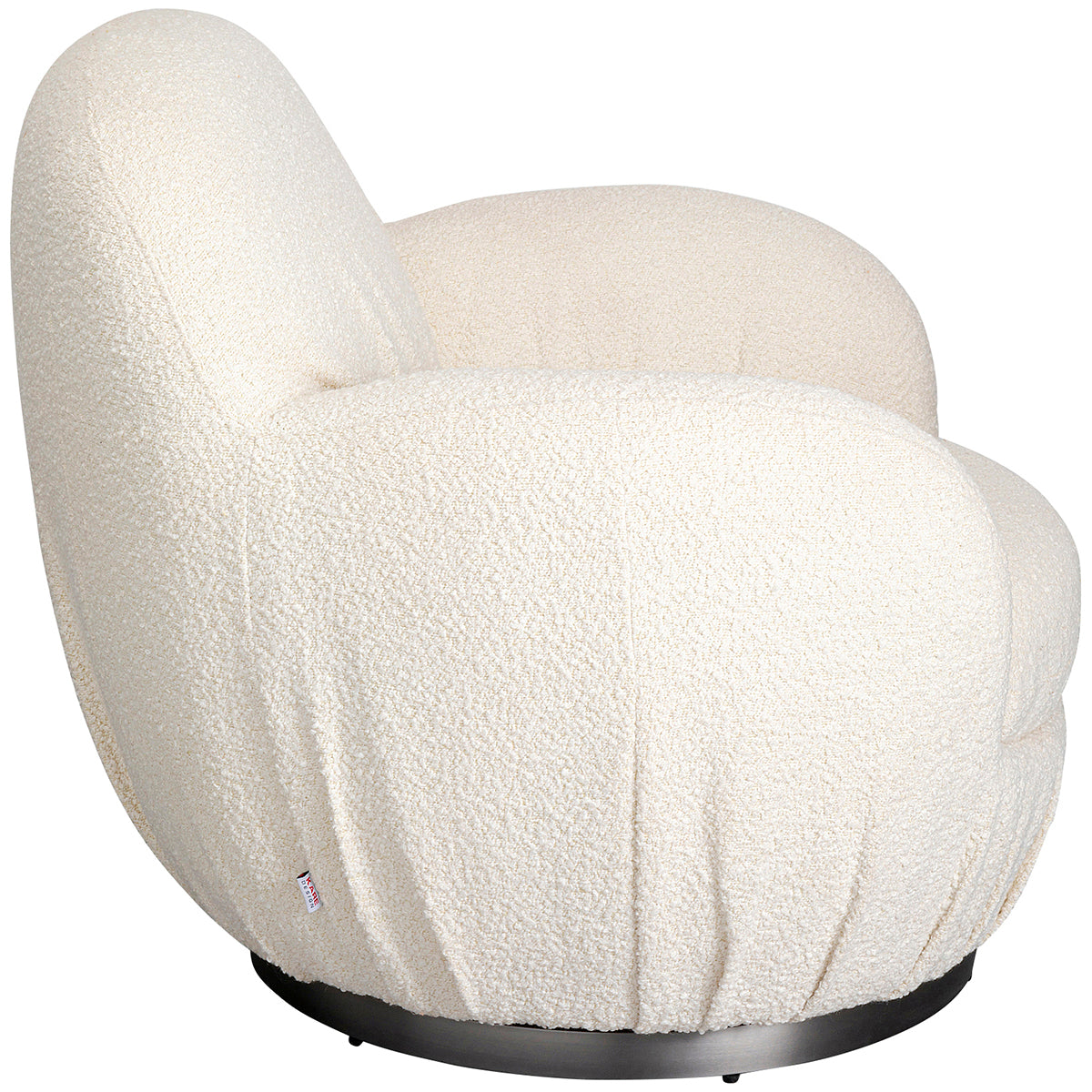 Nube Boucle Swivel Armchair