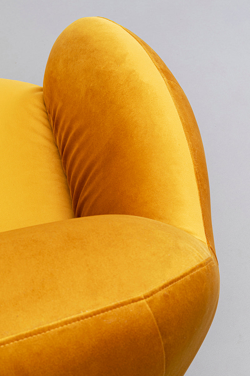 Nube Velvet Swivel Armchair