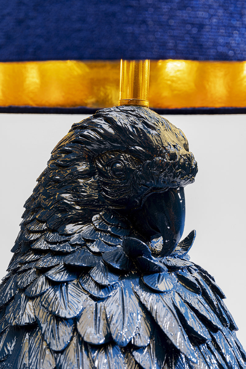 Parrot Blue Table Lamp