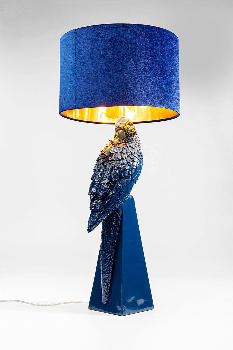 Parrot Blue Table Lamp