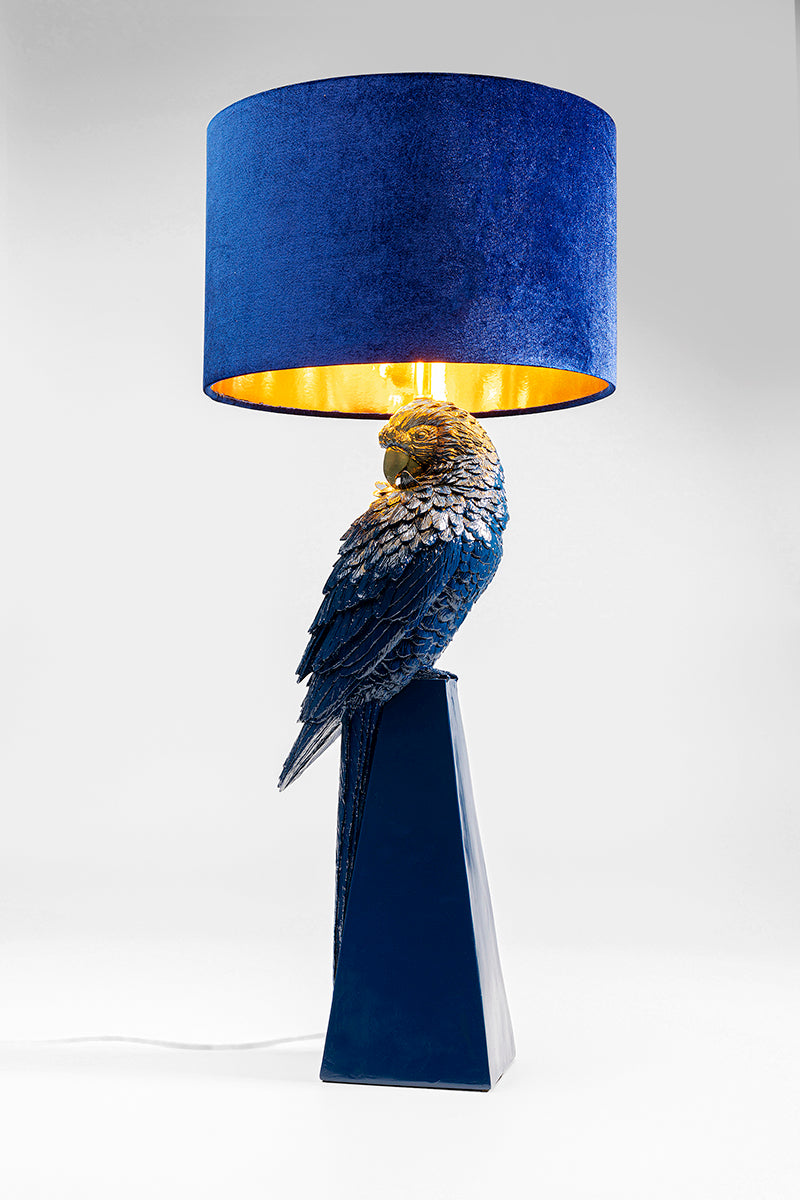 Parrot Blue Table Lamp