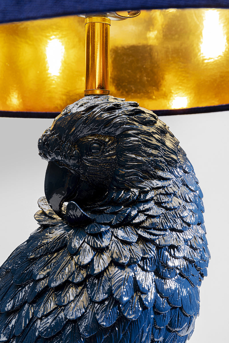 Parrot Blue Table Lamp